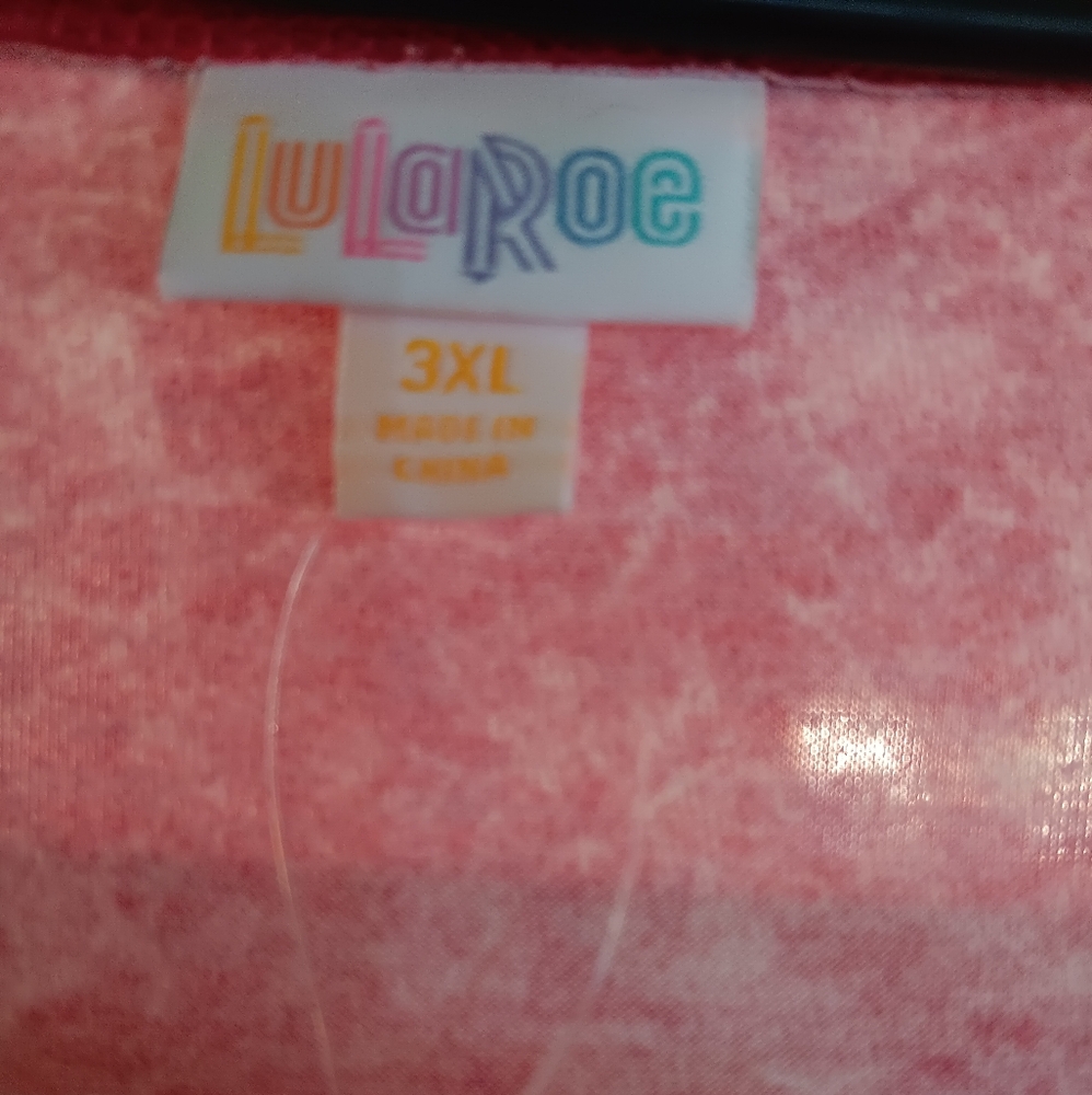 LuLaRoe Reddish Pink Riley Maxi Dress - Picture 3 of 5